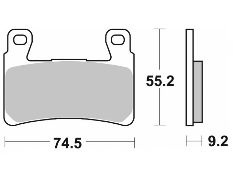 Тормозные колодки SBS Ultra Quit Brake Pads, Ceramic 860H.HF